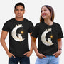 Kitten Moon-Unisex-Basic-Tee-Vallina84