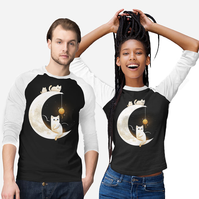Kitten Moon-Unisex-Baseball-Tee-Vallina84