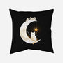 Kitten Moon-None-Removable Cover w Insert-Throw Pillow-Vallina84