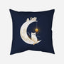 Kitten Moon-None-Removable Cover w Insert-Throw Pillow-Vallina84