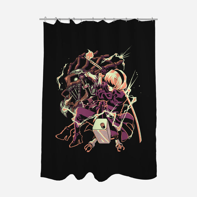 Tomorrow Will Never Come-None-Polyester-Shower Curtain-Estudio Horta
