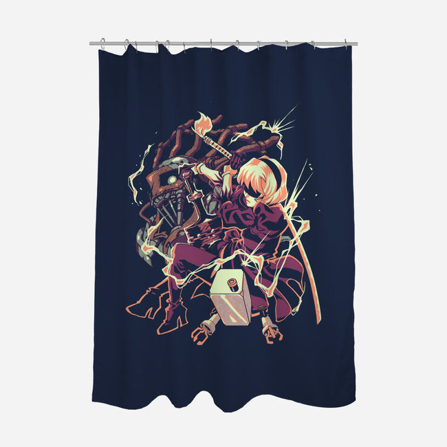 Tomorrow Will Never Come-None-Polyester-Shower Curtain-Estudio Horta