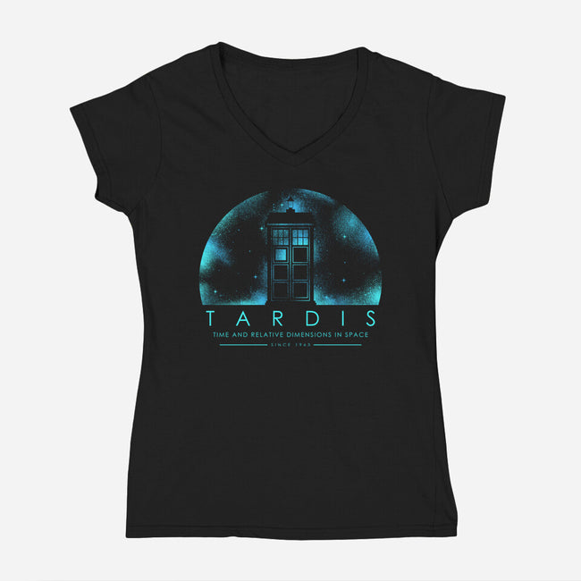 Time And Relative Dimensions In Space-Womens-V-Neck-Tee-sachpica