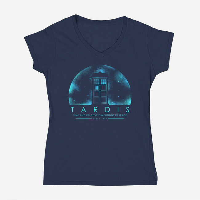 Time And Relative Dimensions In Space-Womens-V-Neck-Tee-sachpica