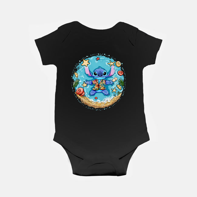 Ohana Means Vacation-Baby-Basic-Onesie-JamesQJO