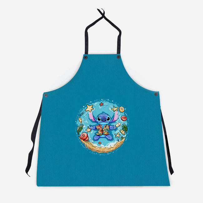 Ohana Means Vacation-Unisex-Kitchen-Apron-JamesQJO