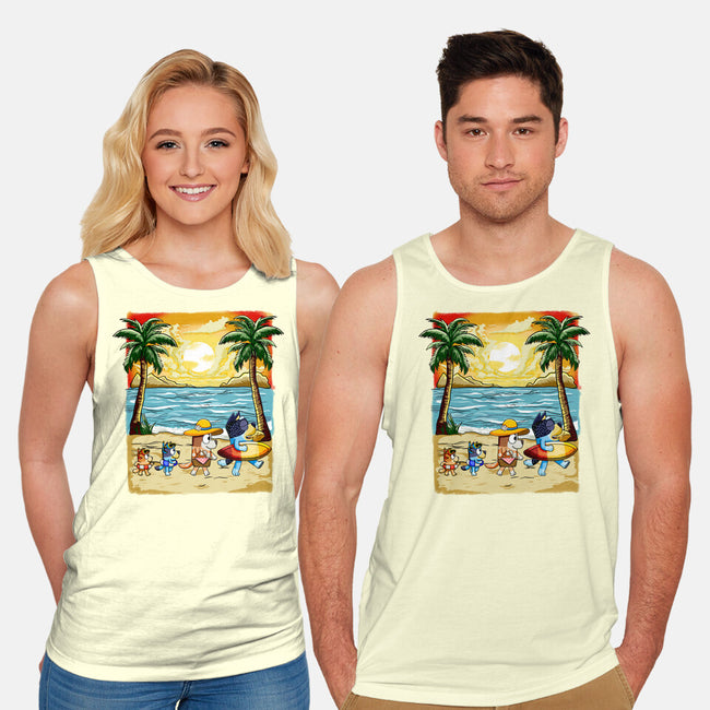 Paw-sitive Vibes Only-Unisex-Basic-Tank-JamesQJO