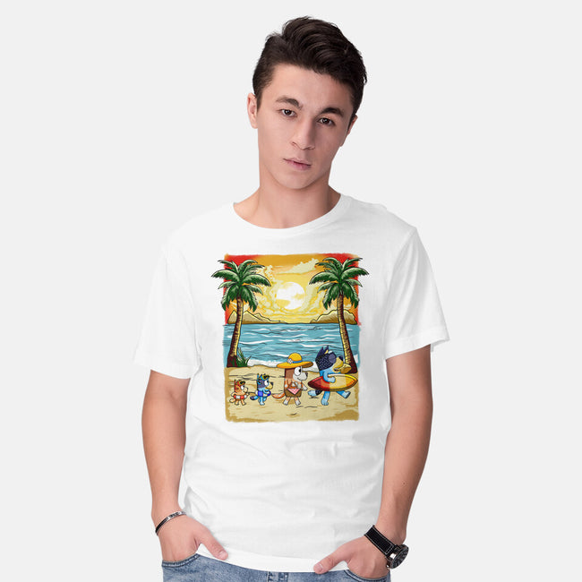 Paw-sitive Vibes Only-Mens-Basic-Tee-JamesQJO
