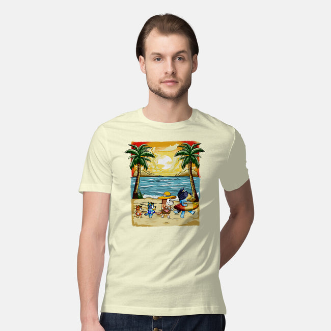 Paw-sitive Vibes Only-Mens-Premium-Tee-JamesQJO