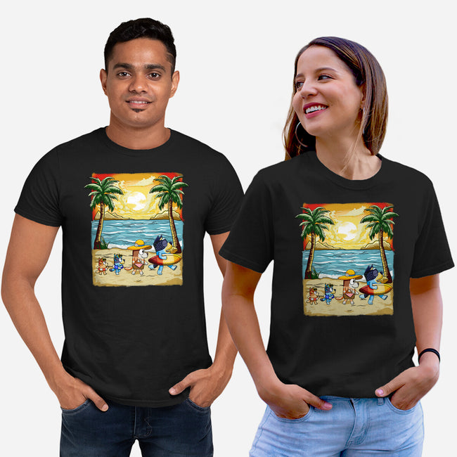 Paw-sitive Vibes Only-Unisex-Basic-Tee-JamesQJO