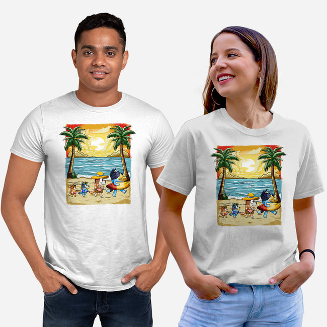 Paw-sitive Vibes Only-Unisex-Basic-Tee-JamesQJO