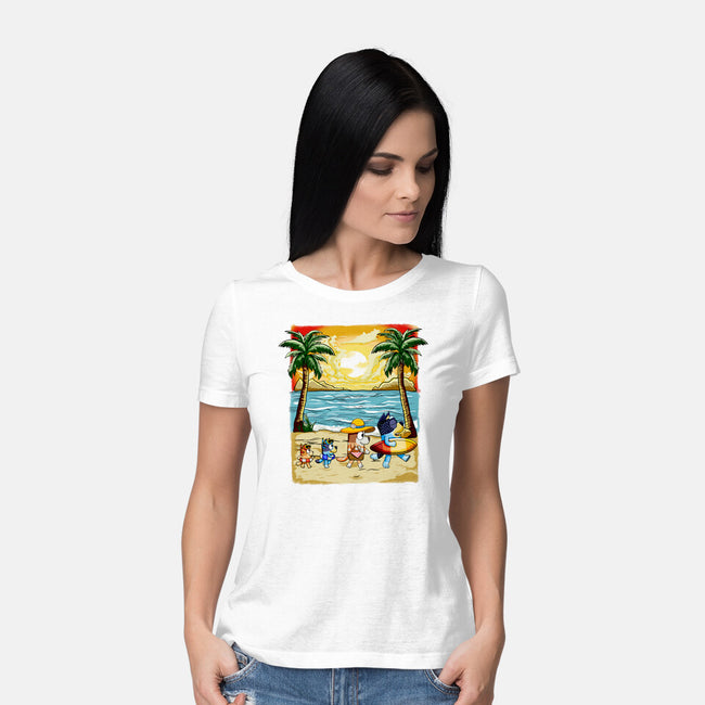 Paw-sitive Vibes Only-Womens-Basic-Tee-JamesQJO