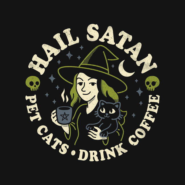 Pet Cats Drink Coffee-None-Glossy-Sticker-Nemons