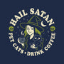 Pet Cats Drink Coffee-Mens-Heavyweight-Tee-Nemons