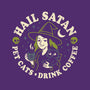 Pet Cats Drink Coffee-Mens-Basic-Tee-Nemons