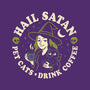 Pet Cats Drink Coffee-None-Glossy-Sticker-Nemons