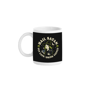 Pet Cats Drink Coffee