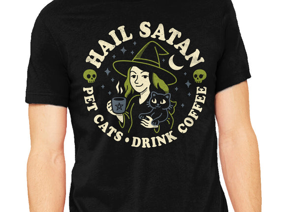 Pet Cats Drink Coffee