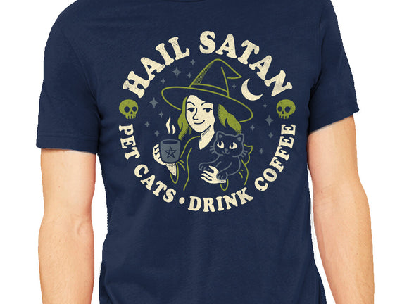 Pet Cats Drink Coffee