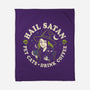 Pet Cats Drink Coffee-None-Fleece-Blanket-Nemons