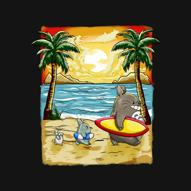 Summer With My Neighbor-Womens-V-Neck-Tee-JamesQJO