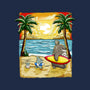 Summer With My Neighbor-Womens-Fitted-Tee-JamesQJO