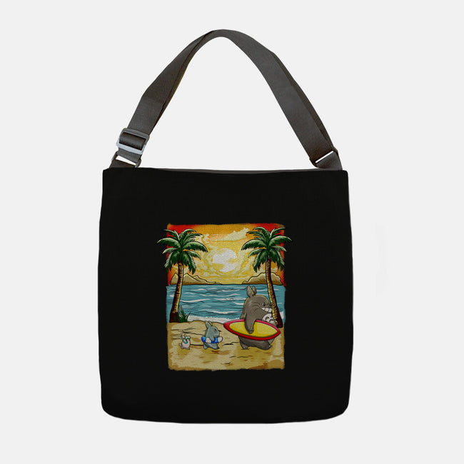 Summer With My Neighbor-None-Adjustable Tote-Bag-JamesQJO
