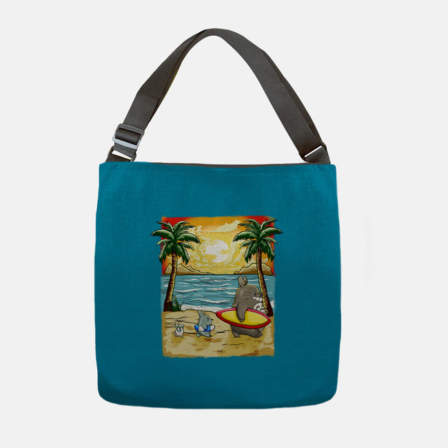Summer With My Neighbor-None-Adjustable Tote-Bag-JamesQJO