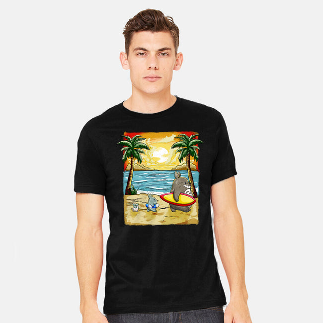 Summer With My Neighbor-Mens-Heavyweight-Tee-JamesQJO