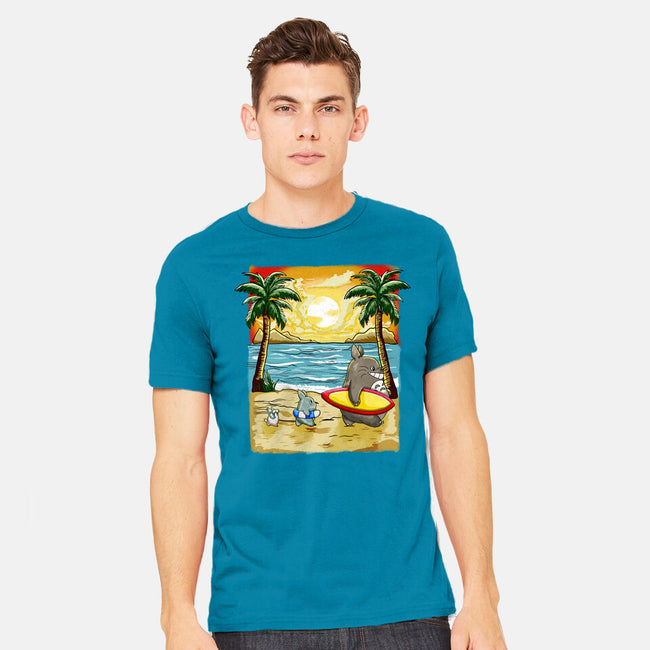 Summer With My Neighbor-Mens-Heavyweight-Tee-JamesQJO