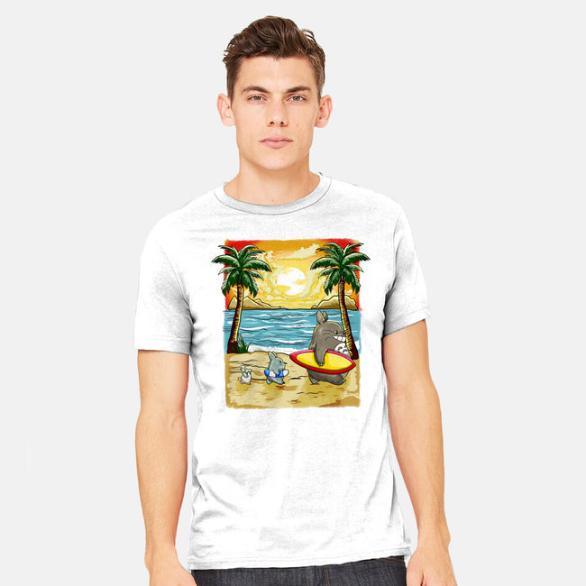 Summer With My Neighbor-Mens-Heavyweight-Tee-JamesQJO
