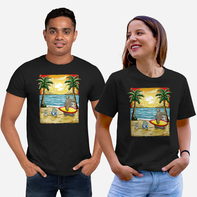 Summer With My Neighbor-Unisex-Basic-Tee-JamesQJO