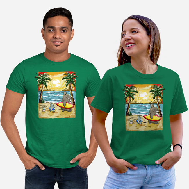 Summer With My Neighbor-Unisex-Basic-Tee-JamesQJO