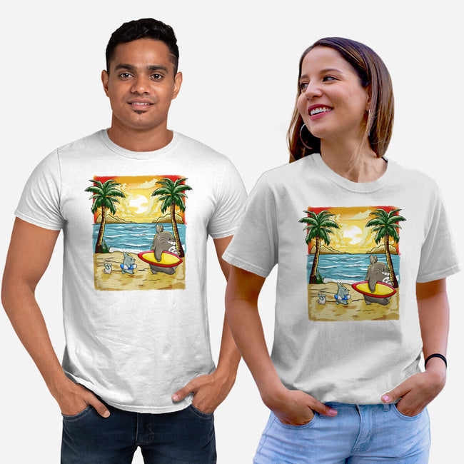 Summer With My Neighbor-Unisex-Basic-Tee-JamesQJO