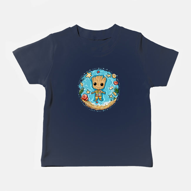 I Am Aloha Groot-Baby-Basic-Tee-JamesQJO