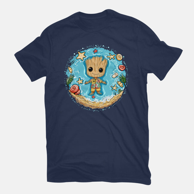 I Am Aloha Groot-Womens-Fitted-Tee-JamesQJO