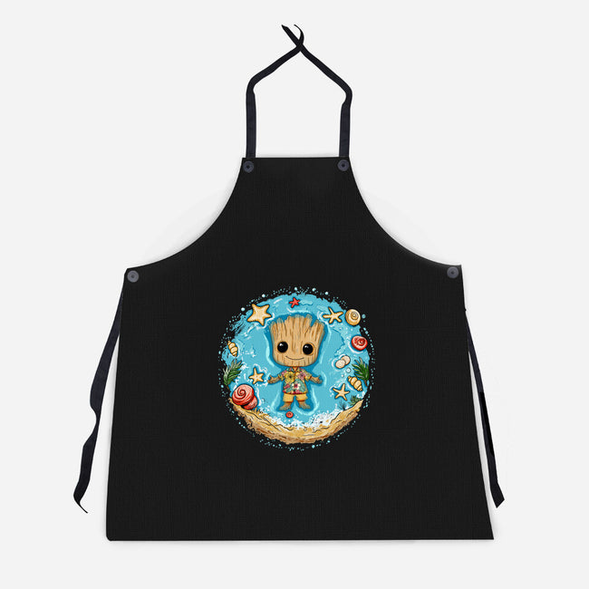 I Am Aloha Groot-Unisex-Kitchen-Apron-JamesQJO