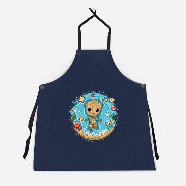 I Am Aloha Groot-Unisex-Kitchen-Apron-JamesQJO