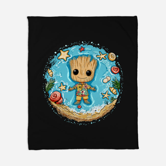 I Am Aloha Groot-None-Fleece-Blanket-JamesQJO