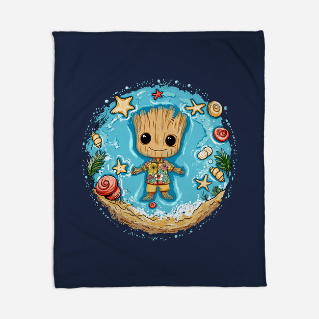 I Am Aloha Groot-None-Fleece-Blanket-JamesQJO