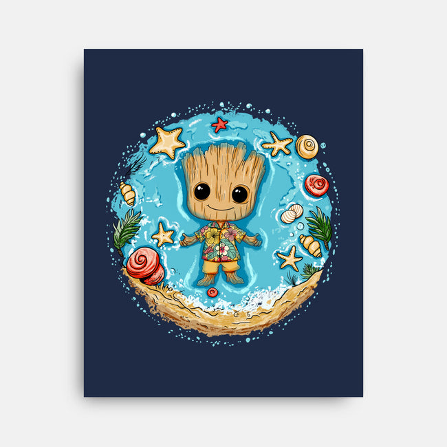 I Am Aloha Groot-None-Stretched-Canvas-JamesQJO