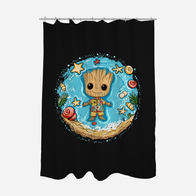 I Am Aloha Groot-None-Polyester-Shower Curtain-JamesQJO