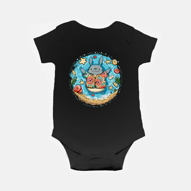 Aloha Totoro-Baby-Basic-Onesie-JamesQJO