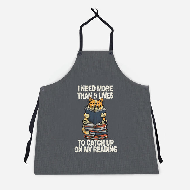 I Need More Than 9 Lives-Unisex-Kitchen-Apron-zascanauta