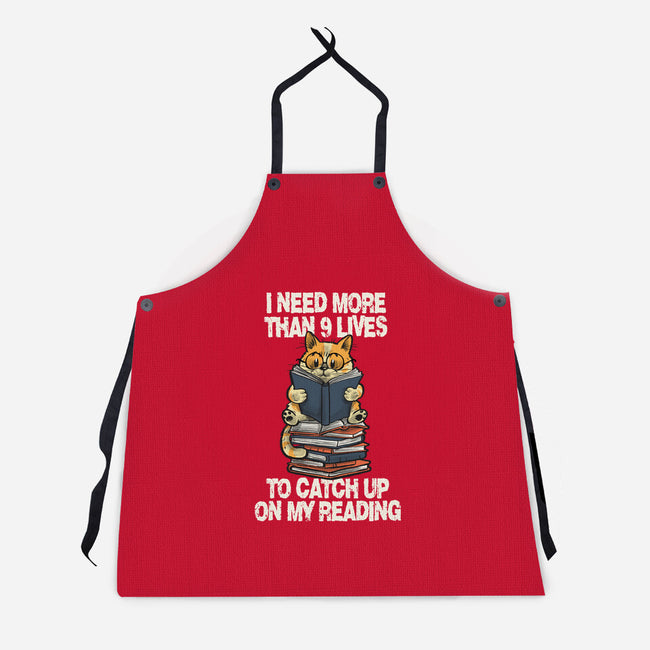 I Need More Than 9 Lives-Unisex-Kitchen-Apron-zascanauta