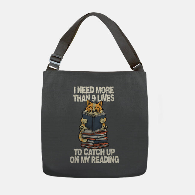 I Need More Than 9 Lives-None-Adjustable Tote-Bag-zascanauta