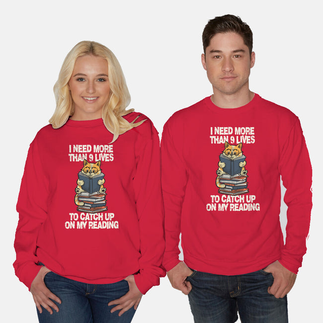 I Need More Than 9 Lives-Unisex-Crew Neck-Sweatshirt-zascanauta