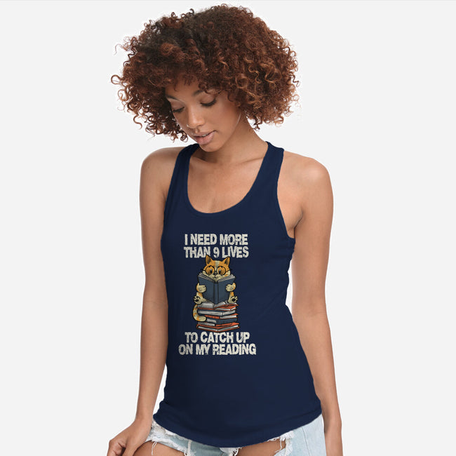 I Need More Than 9 Lives-Womens-Racerback-Tank-zascanauta