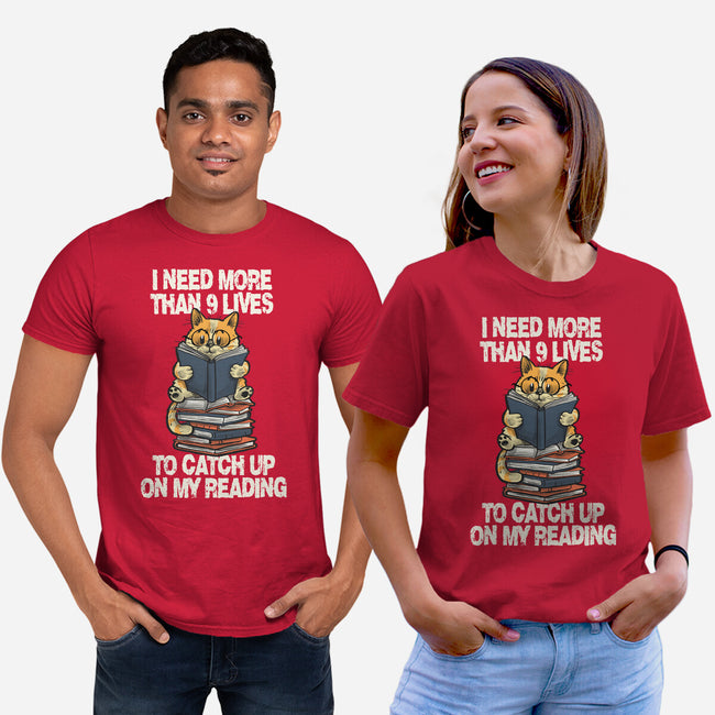 I Need More Than 9 Lives-Unisex-Basic-Tee-zascanauta