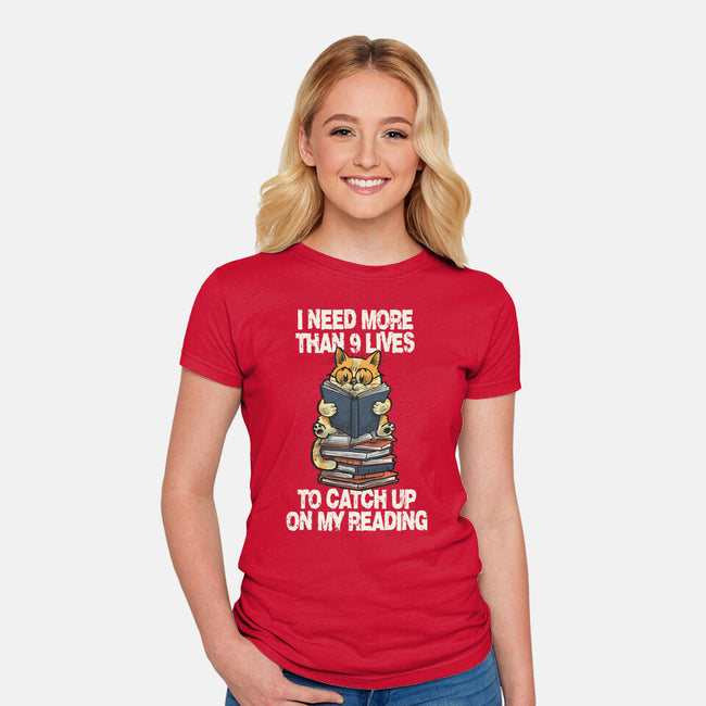 I Need More Than 9 Lives-Womens-Fitted-Tee-zascanauta